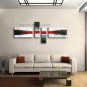 Hand-painted 4 Pieces Modern Abstract Painting Wall Art Ready To Hang