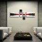 Hand-painted 4 Pieces Modern Abstract Painting Wall Art Ready To Hang