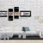 Hand-painted Tetraptych Modern Abstract Painting Wall Art Inner Stretched