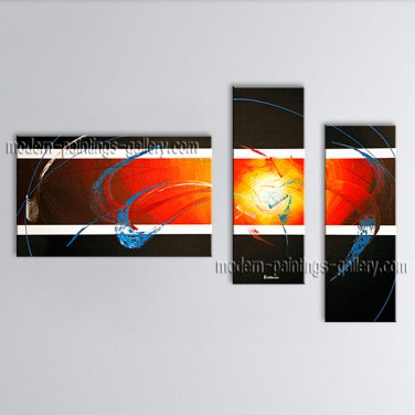 Handmade Artcrafts Stunning Modern Abstract Painting Wall Art Inner Framed
