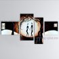 Hand-painted Large Modern Abstract Painting Wall Art Figure Inner Framed
