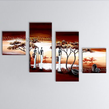 Handmade Large Modern Abstract Painting Wall Art Figure Contemporary Decor