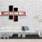 Hand Painted 4 Pieces Modern Abstract Painting Wall Art Artwork Images