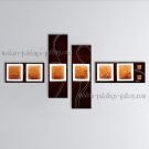 Hand Painted 4 Pieces Modern Abstract Painting Wall Art Decoration Ideas