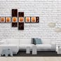 Hand Painted 4 Pieces Modern Abstract Painting Wall Art Decoration Ideas