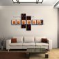 Hand Painted 4 Pieces Modern Abstract Painting Wall Art Decoration Ideas