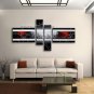 Hand-painted 4 Pieces Modern Abstract Painting Wall Art Artist Artworks