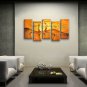 Hand-painted 5 Pieces Modern Abstract Painting Wall Art On Canvas Artworks
