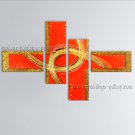 Hand-painted 4 Pieces Modern Abstract Painting Wall Art Interior Design