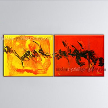 Hand Painted Stunning Modern Abstract Painting Wall Art Artist Artworks