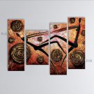 Tetraptych Modern Abstract Painting Wall Art Figure Artwork Images