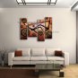 Tetraptych Modern Abstract Painting Wall Art Figure Artwork Images