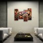 Tetraptych Modern Abstract Painting Wall Art Figure Artwork Images