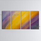 Hand-painted Tetraptych Modern Abstract Painting Wall Art Ready To Hang