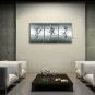 Hand Painted Triptych Modern Abstract Painting Wall Art Oil On Canvas