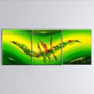 Hand Painted Triptych Modern Abstract Painting Wall Art Artist Artworks