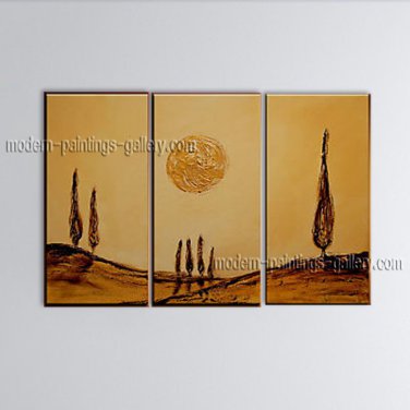 Hand Painted Elegant Modern Abstract Painting Wall Art Inner Framed