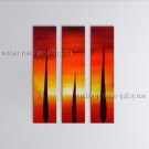 Hand Painted Triptych Modern Abstract Painting Wall Art Artwork Images