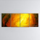 Hand-painted 4 Pieces Modern Abstract Painting Wall Art Contemporary Decor