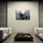 Hand-painted Pentaptych Modern Abstract Painting Wall Art Inner Framed