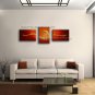 Hand Painted Triptych Modern Abstract Painting Wall Art Oil On Canvas