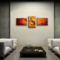 Hand-painted Triptych Modern Abstract Painting Wall Art Interior Design