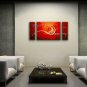 Hand-painted Triptych Modern Abstract Painting Wall Art Artwork Images