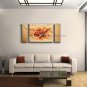 Hand Painted Triptych Modern Abstract Painting Wall Art Decoration Ideas