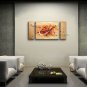 Hand Painted Triptych Modern Abstract Painting Wall Art Decoration Ideas