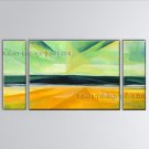 Hand-painted Triptych Modern Abstract Painting Wall Art Inner Framed