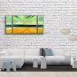 Hand-painted Triptych Modern Abstract Painting Wall Art Inner Framed