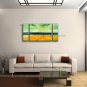 Hand-painted Triptych Modern Abstract Painting Wall Art Inner Framed