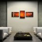 Hand-painted Triptych Modern Abstract Painting Wall Art Contemporary Decor