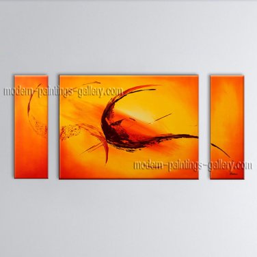 Hand-painted Elegant Modern Abstract Painting Wall Art On Canvas Artworks