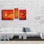 Hand-painted Triptych Modern Abstract Painting Wall Art Interior Design
