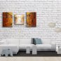 Hand Painted Triptych Modern Abstract Painting Wall Art Decoration Ideas