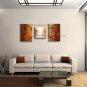 Hand Painted Triptych Modern Abstract Painting Wall Art Decoration Ideas