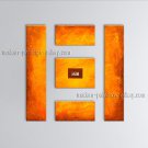 Hand-painted Pentaptych Modern Abstract Painting Wall Art Artist Artworks