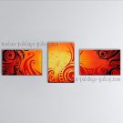 Hand Painted Triptych Modern Abstract Painting Wall Art Contemporary Decor