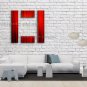 Hand-painted Pentaptych Modern Abstract Painting Wall Art Artist Artworks