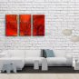 Hand-painted Triptych Modern Abstract Painting Wall Art Decoration Ideas