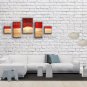 Hand Painted 5 Pieces Modern Abstract Painting Wall Art Artist Artworks