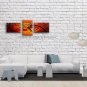 Hand-painted Triptych Modern Abstract Painting Wall Art Inner Stretched