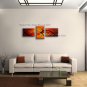 Hand-painted Triptych Modern Abstract Painting Wall Art Inner Stretched