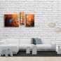 Hand Painted Triptych Modern Abstract Painting Wall Art Artwork Images