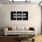Hand Painted Triptych Modern Abstract Painting Wall Art Oil On Canvas
