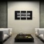 Hand Painted Triptych Modern Abstract Painting Wall Art Oil On Canvas