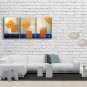 Hand Painted Beautiful Modern Abstract Painting Wall Art Inner Framed