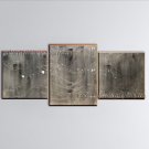 Hand Painted Triptych Modern Abstract Painting Wall Art Interior Design