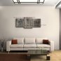 Hand Painted Triptych Modern Abstract Painting Wall Art Interior Design